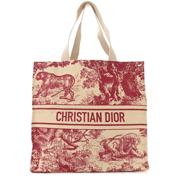 Dior Dioriviera Straw Tote ❤️💙Red and Blue available!❤️💙 - Picture 1 of 1